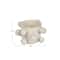 4.25&#x22; Speckled Cream Round Stoneware Planter with Orbs